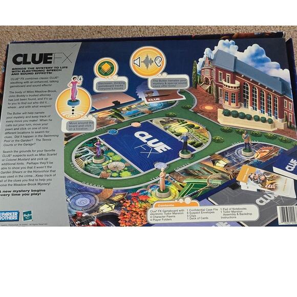 Vintage Clue FX Talking Board Game from 2003 - Picture 2 of 15
